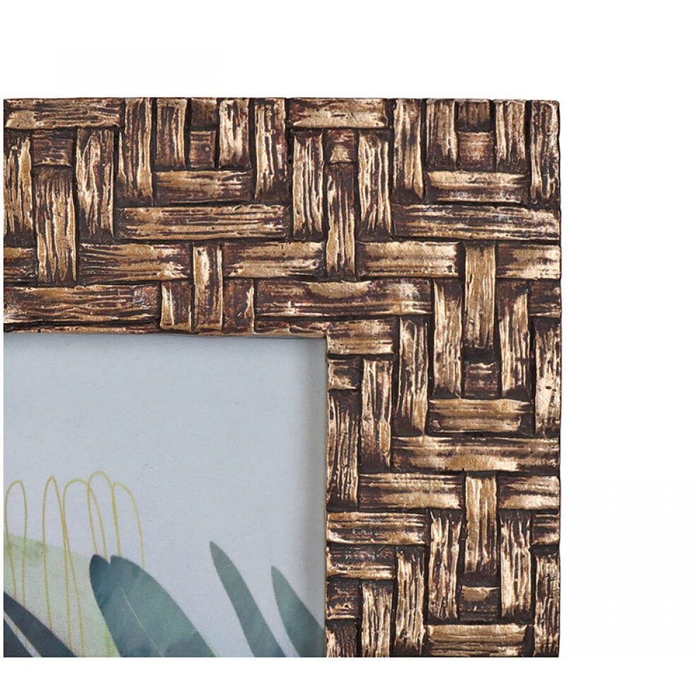 DECORATIVE PHOTO FRAME GOLD 10cm X 15cm 