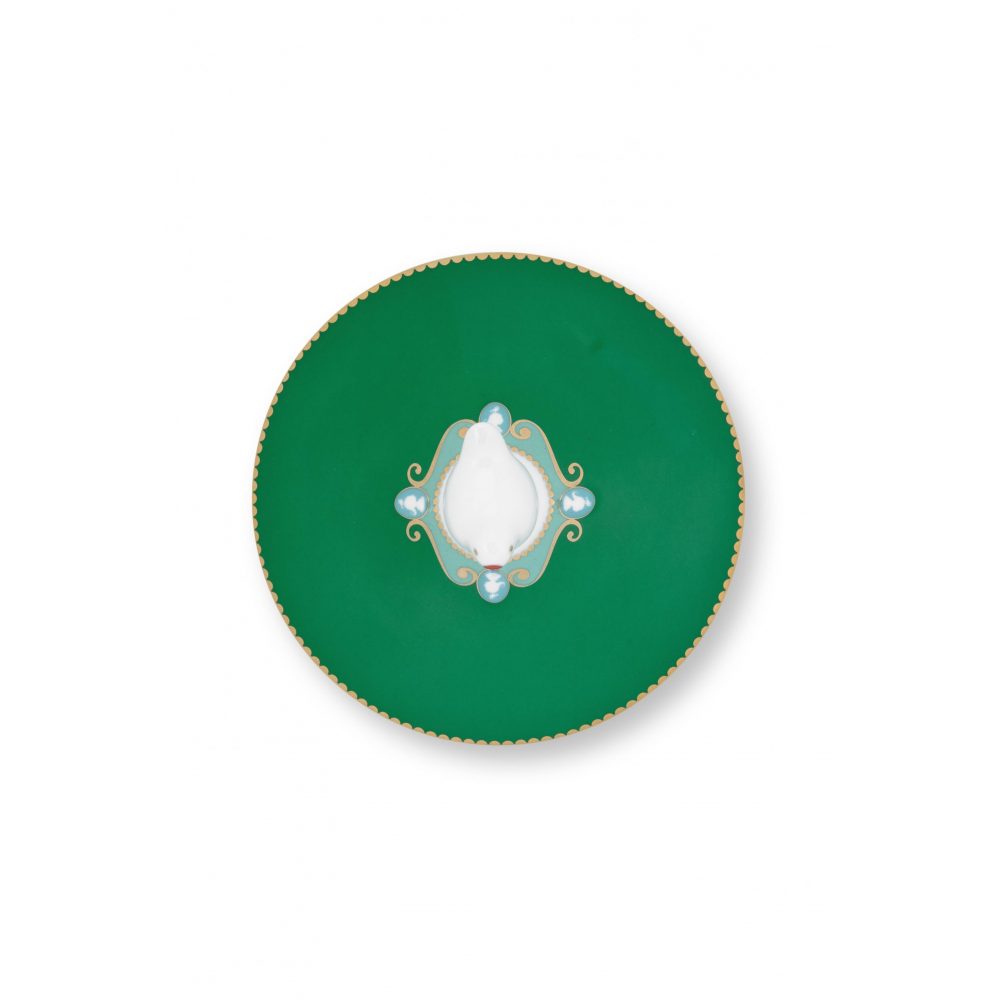 PIP STUDIO - ΠΟΡΣΕΛΑΝΙΝΗ ΜΠΙΣΚΟΥΤΙΕΡΑ LOVE BIRDS EMERALD-GREEN 1.3ltr