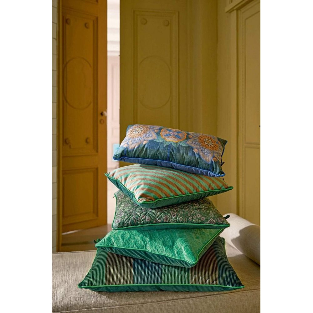 PIP STUDIO - ΔΙΑΚΟΣΜΗΤΙΚΟ ΜΑΞΙΛΑΡΙ ''QUILTED DAISY '' ΠΡΑΣΙΝΟ 50cm X 50cm
