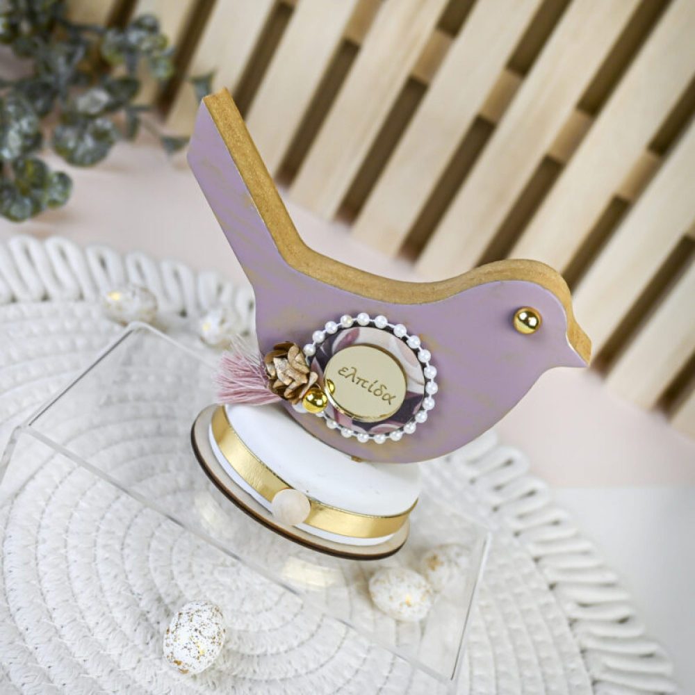 CHEZ ART - ΔΙΑΚΟΣΜΗΤΙΚΟ ΞΥΛΙΝΟ ΕΠΙΤΡΑΠΕΖΙΟ ΠΟΥΛΑΚΙ ''ΕΛΠΙΔΑ''