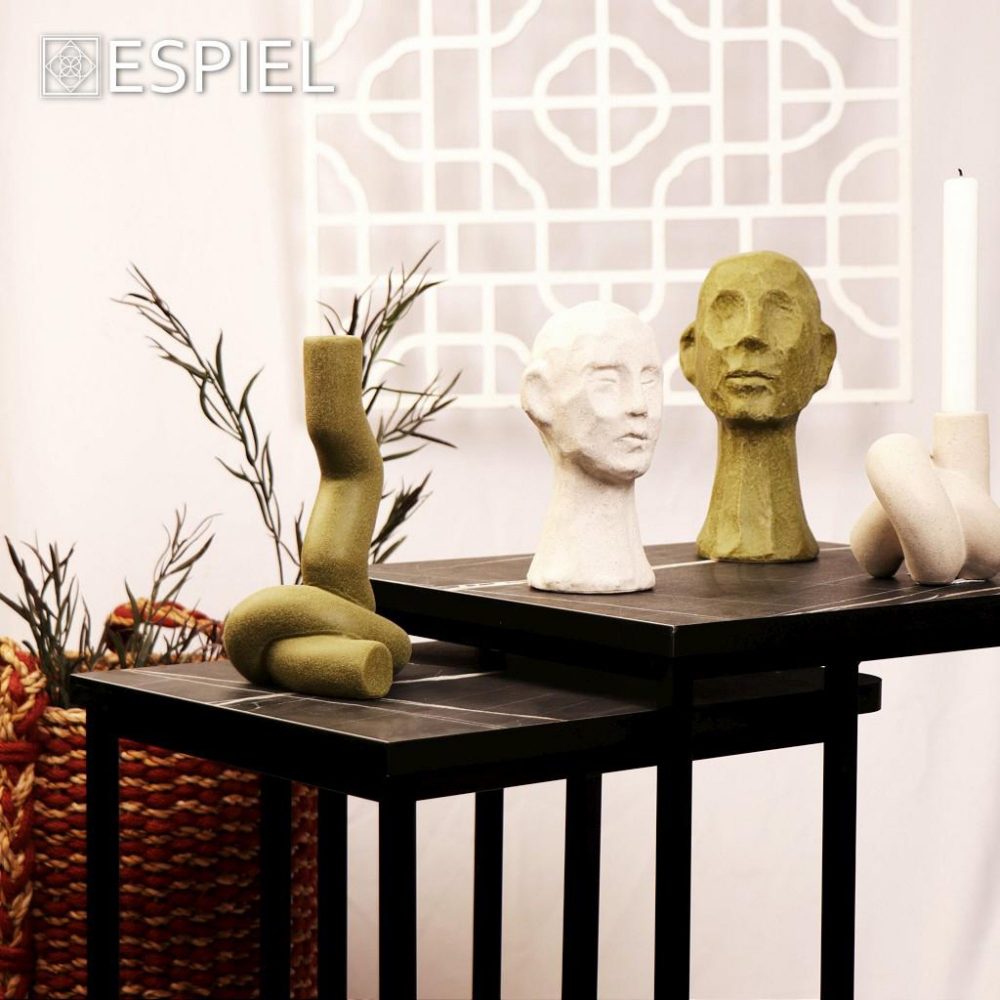 DECORATIVE GREEN FIGER FACE 