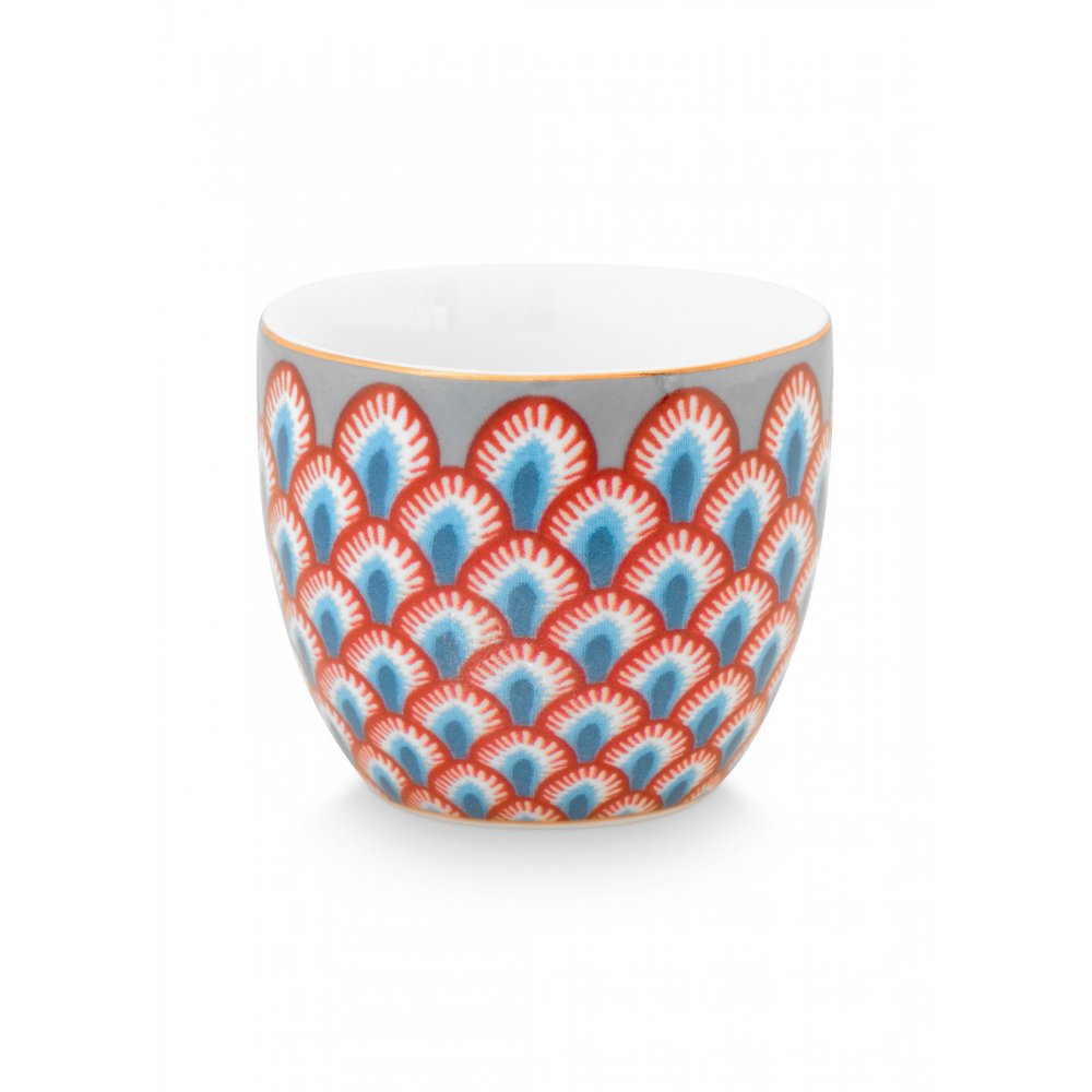 PIP STUDIO EGG CUP FLOWER FESTIVAL LIGHT BLUE 4cm