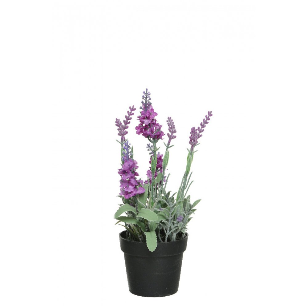 ARTIFICIAL FUCHSIA LAVENDER IN POT 