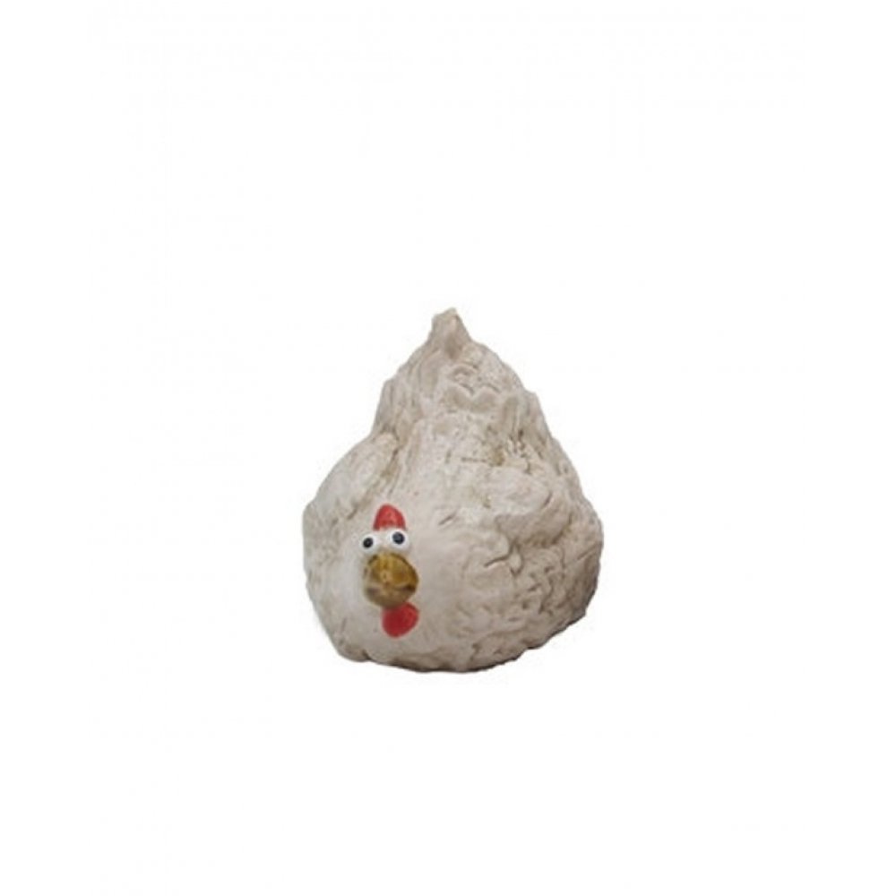 DECORATIVE WHITE CHICKET 13cm 