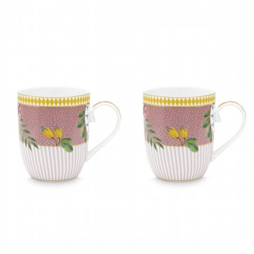 Pip Studio ΣΕΤ2 PIP STUDIO ΠΟΡΣΕΛΑΝΙΝΗ ΚΟΥΠΑ LA MAJORELLE ΡΟΖ 145ml