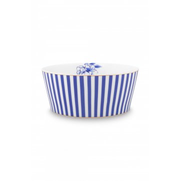 Pip Studio PIP STUDIO-BIG BOWL ROYAL STRIPES BLUE15cm 