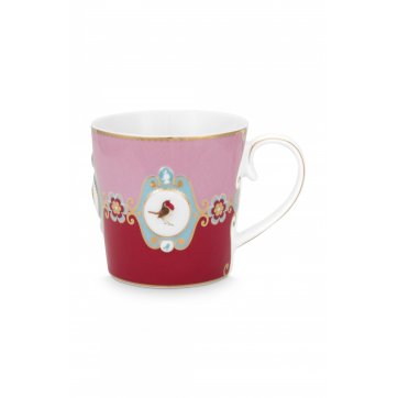 Pip Studio PIP STUDIO BIG CUP LOVE IRDS RED AND PINK 250ml