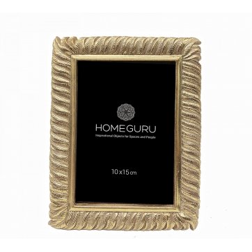 HOMEGURU ΔΙΑΚΟΣΜΗΤΙΚΗ ΚΟΡΝΙΖΑ ΧΡΥΣΗ 10cm X 15cm