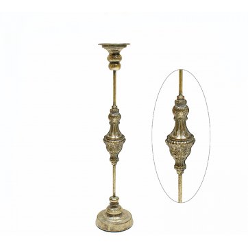 HOMEGURU DECORATIVE METALLIC CANDLE HOLDER FLOOR GOLD
