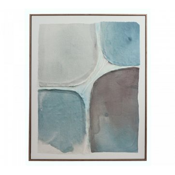 HOMEGURU DECORATIVE HANDMADE PAINTING LIGHT BLUE 100cm X 80cm