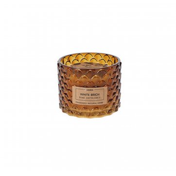 HOMEGURU ΑΡΩΜΑΤΙΚΟ ΚΕΡΙ ΣΕ ΓΥΑΛΙΝΟ ΠΟΡΤΟΚΑΛΙ ΒΑΖΑΚΙ ΣΧΗΜΑ ΚΟΥΚΟΥΝΑΡΙ ''WHITE BRICH''