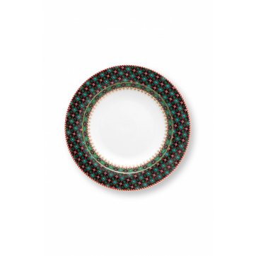 Pip Studio PIP STUDIO PORCELAIN DEEP PLATE BERRY BLUES 21,5cm 