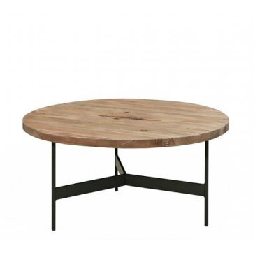 HOMEGURU SOLID RECYCLED PINE WOOD SIDE TABLE 70CM