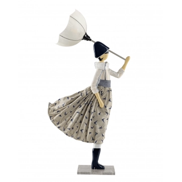 Skitso TABLE LAMP "SKITSO" - GIRL WITH DRESS RIFFE