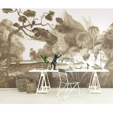 Khrôma by Masureel MASUREEL- ΤΑΠΕΤΣΑΡΙΑ ΤΟΙΧΟΥ ''WALLPAPER WALL DESIGNS  IV TOUCAN SEPIA''