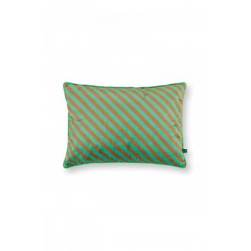 Pip Studio PIP STUDIO - ΔΙΑΚΟΣΜΗΤΙΚΟ ΜΑΞΙΛΑΡΙ ''BLOCK STRIPES'' ΠΡΑΣΙΝΟ 50cm X 35cm