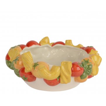 KAEMINGK ΜΠΟΛ ΠΟΛΥΧΡΩΜΟ ΜΕ ΜΑΚΑΡΟΝΙΑ & ΝΤΟΜΑΤΕΣ 28cm 