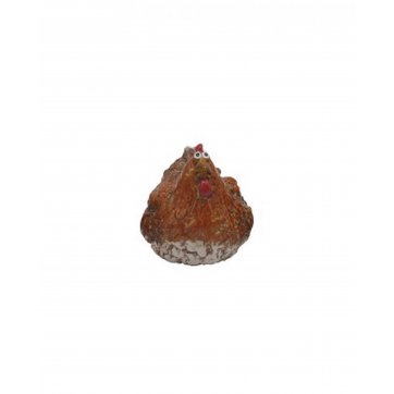 Interni oggi DECORATIVE BROWN CHICKEN 13cm
